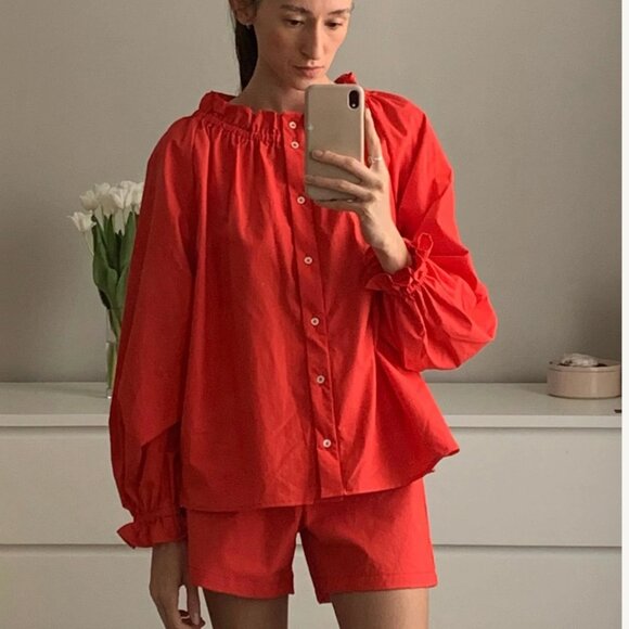 ISO: LOCAL WOMAN Claire Blouse - Poppy OR Strata Stripe - Picture 1 of 2